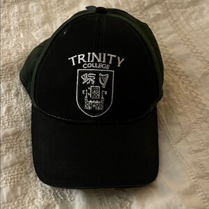 Trinity College Black and Green Hat
